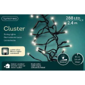 Lumineo Cluster novogodišnje lampice 2.4m 288 LED toplo bele